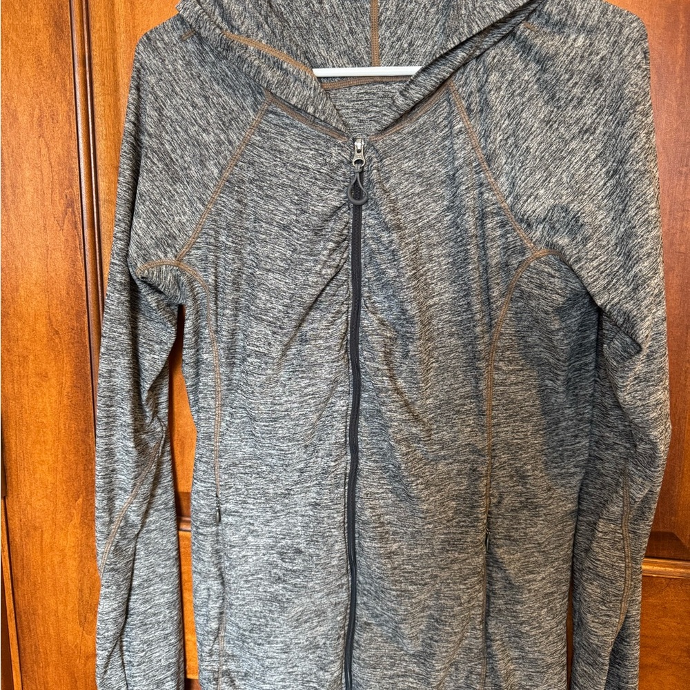 Battle Gray Zip-Up Hoodie